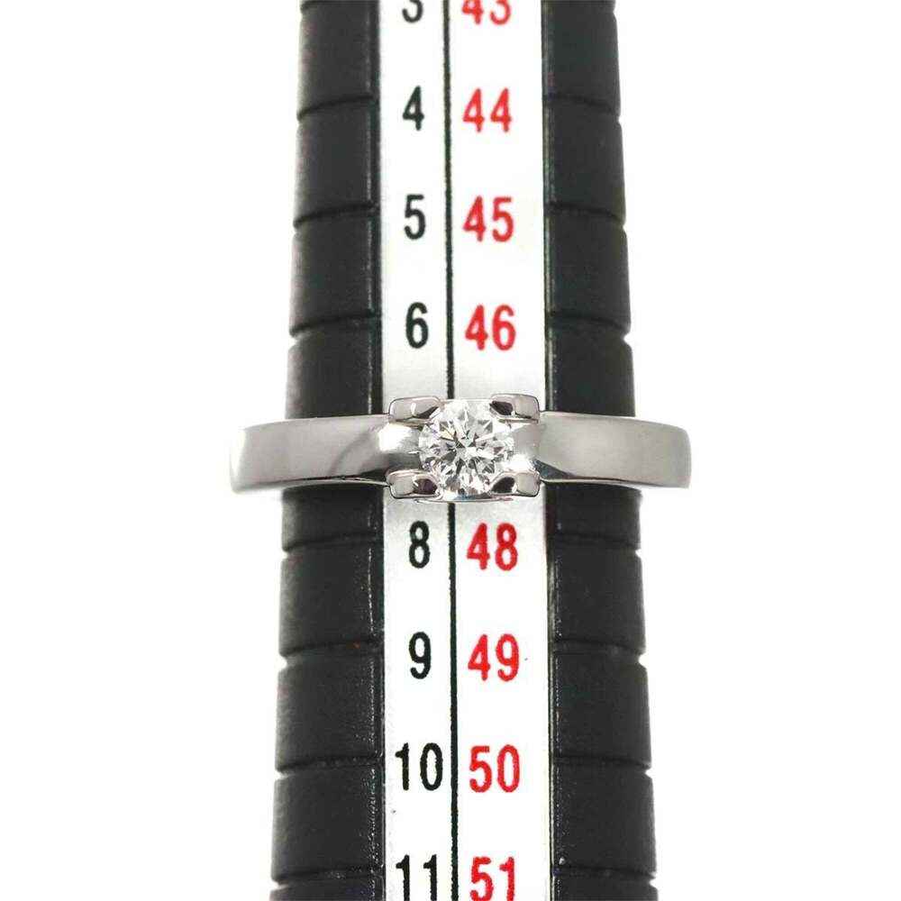 CARTIER Silver Diamond Ring - Picture 7 of 10